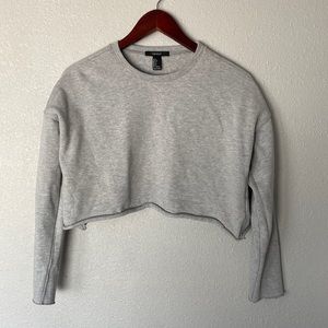 Forever 21 heather gray sweatshirt